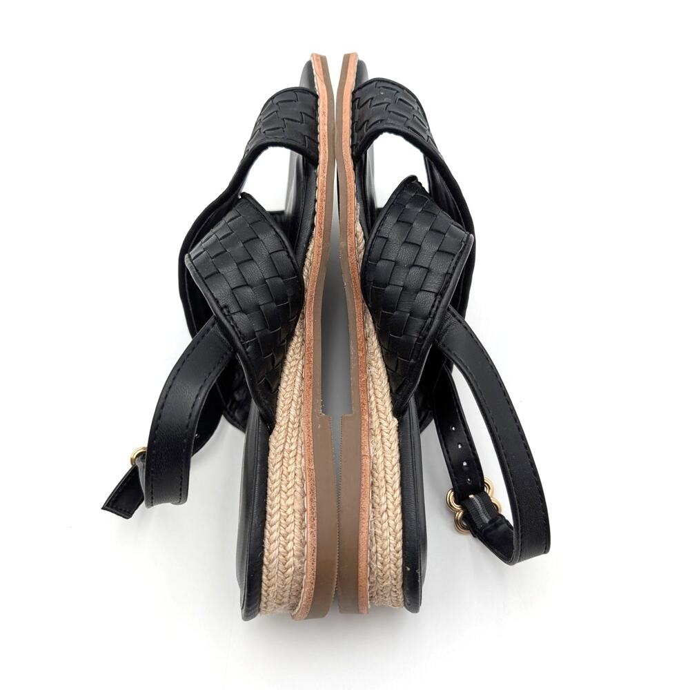 Splendid Bennet Slingback Sandals Open Toe Women's Black Size US8.5M EU38.5 - Picture 5 of 9